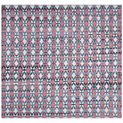 Montauk Hand Woven Cotton Geometric Rug