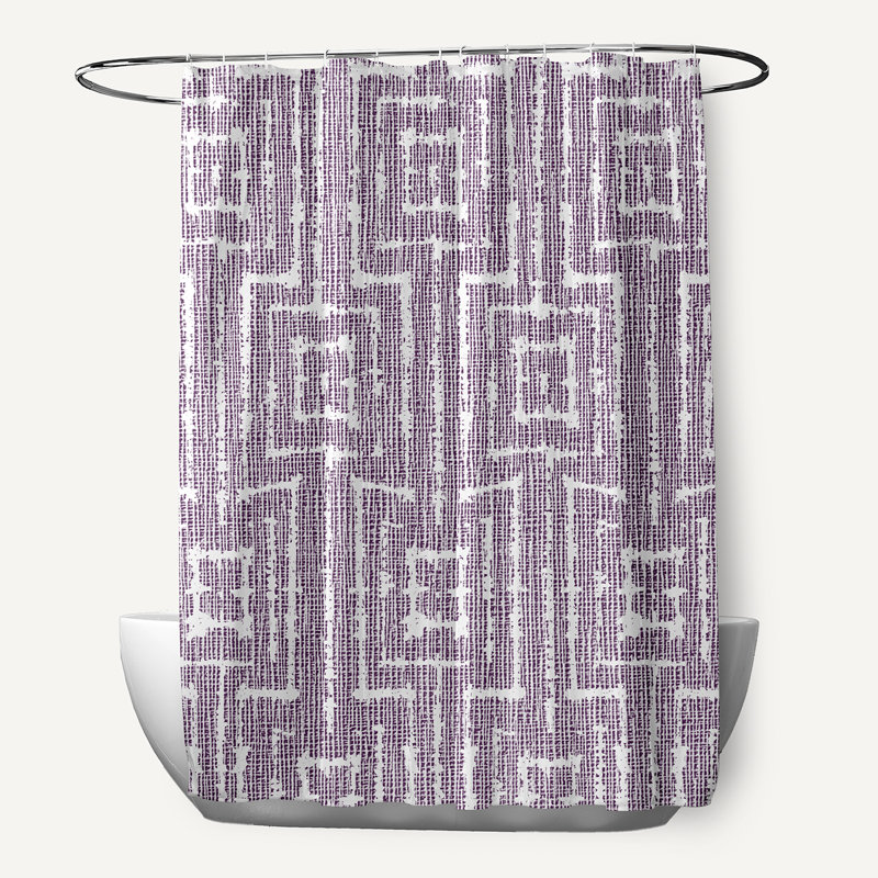 Rideau de douche simple Springdale, Violet