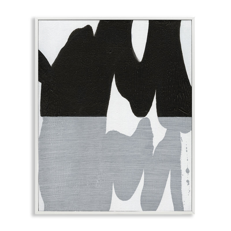 Estampe numérique noire encadrée par Jodi Fuchs, Giclée encadrée blanc bord de mer, H 30 po x l 24 po