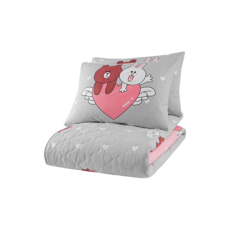 Ensemble de couvre-lit 100% coton Abital
