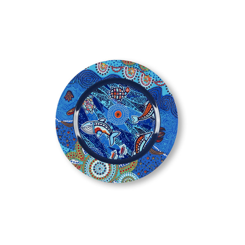 Aboriginal No Pattern Round Placemat
