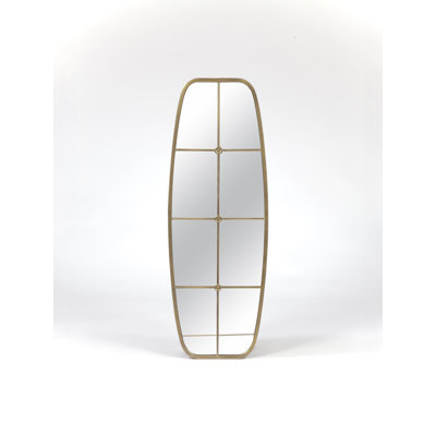 Amparo Iron Oval Wall Mirror