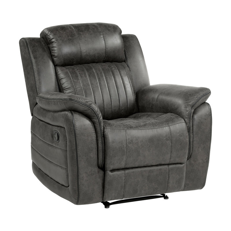 Fauteuil inclinable classique classique 1Pc, Gris
