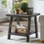 Ensemble de tables basses avec plateau en bois et 4 pieds-1320611613-1320611614