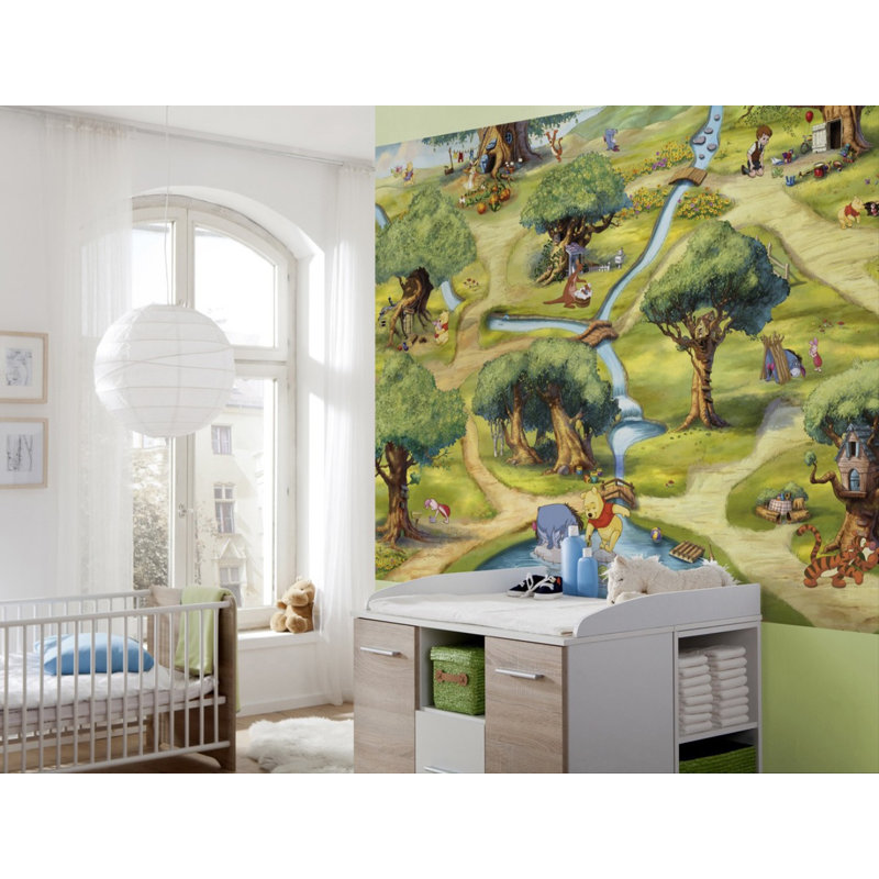 Winnie Piglet Forest 8.33M x 2.54M Wall Mural