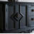 High-End Retro Black Sideboard