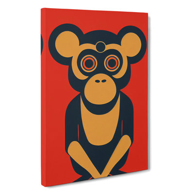 Monkey in Abstract No.2 - Wall Art