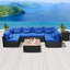Ensemble de conversation avec coussins pour 6 personnes-105785571