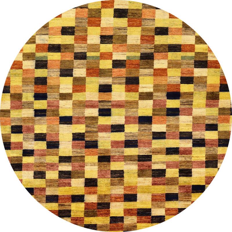 Tapis abstrait moderne 68, Rond 8 pi