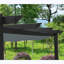 Pergola en aluminium avec auvent Aoodor-90610977-90610978