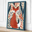Fox Among Florals Boho 1 Piece Wrapped Canvas Wall Art-305976535-305976558