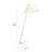 Ankara Arched Fabric Floor Lamp-1918234305