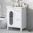 Bathroom Vanity with Sink, Two Drawers and  Adjustable Shelf-256442253