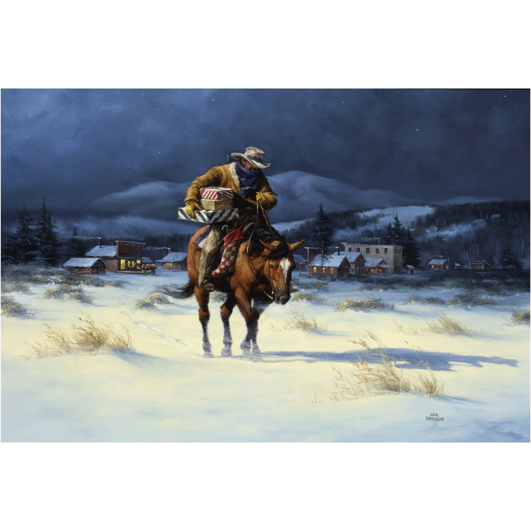 " Bringing Christmas Home " by Jack Sorenson Painting Print The Holiday Aisle® 