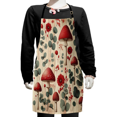 No Pattern Bib Apron