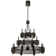 Sutton 50" Three Tier Chandelier
