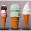 Petite statue de table crème glacée Gelato