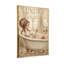 Ensemble de 1 tableau sur toile représentant une femme au bain de luxe avec du champagne-1540815689