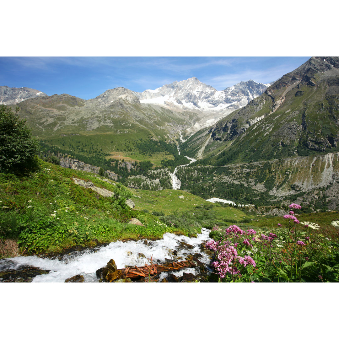 Zinal Valley Valais von JurgaR - Kunstdrucke auf Leinwand