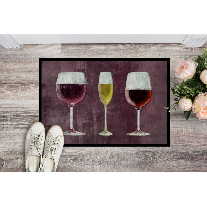 Hazlett Non-Slip Indoor Doormat, Rectangle 2' x 3'