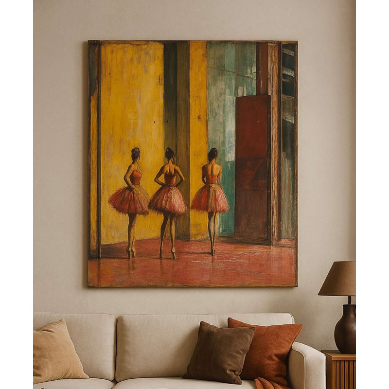 Superbe peinture sur toile décorative de 19,7 po x 27,6 po | 100% toile avec cadre 100% bois (épaisseur: 0,8 x 1,2 pouces) | Parfaite pour le salon, la chambre à coucher ou le bureau, cette œuvre d'art élégante convient à tout espace