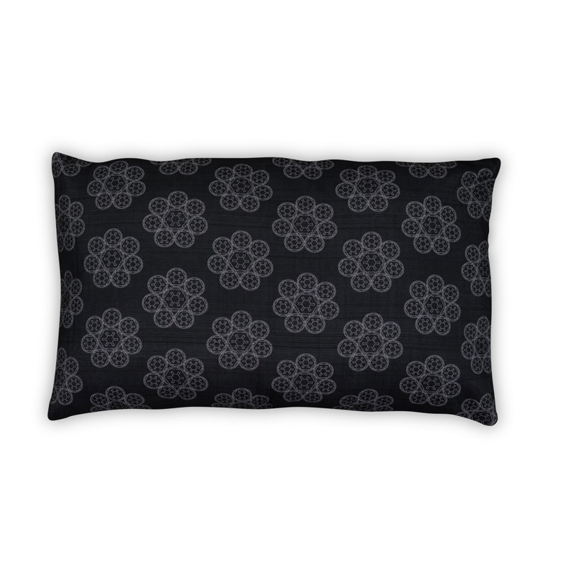 Polyester Lumbar Rectangular Pillow Cover & Insert