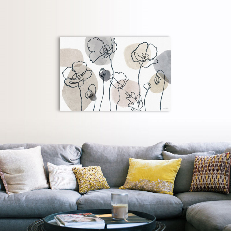 «Think Neutral 01» par Lisa Audit - reproduction d'art, Toile tendue, H 32 po x l 48 po x P 1,25 po