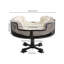 Lit bureau pour chat en acier inoxydable