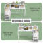 Office Desk,L-Shaped Office Desk,Reversible Computer Desk-707439045
