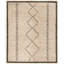 Tapis tissé à la main Wilmore en ivoire / noir Wilmore-22128200