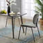 Chaise d'appoint en velours Krubel-757049699