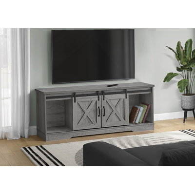 Transitional Style TV Stand With Storage Cabinet, Ideal For Entertainment Centers In Living Room And Bedroom, Offering Ample Space And Modern Design