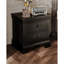 Table de chevet en bois classique, 2 tiroirs de rangement, L 22 po, bois massif-974404938