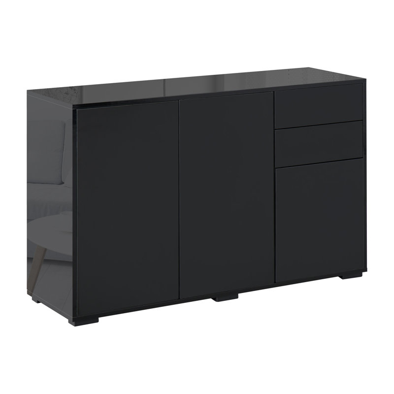 Abdul-Qaadir 117cm Sideboard, Black