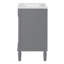 Meuble-lavabo 24 po avec lavabo supérieur et armoire de rangement à 2 niveaux-1572682706