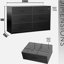 Commode 6 tiroirs avec grands tiroirs en tissu, noir-738471787