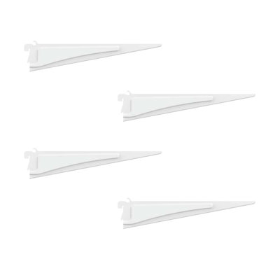 ShelfTrack 12 in. x .5 in. White Shelf Bracket