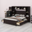 Lit plateforme double avec rangement double-1163661475