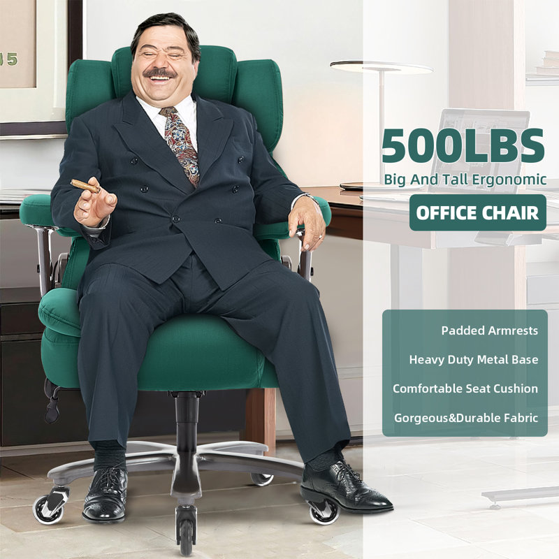 Fauteuil de bureau ergonomique Wayfair Nagib, Vert