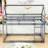 Dealba Twin Over Twin Wooden House-Shaped Bunk Bed With Ladder And Guardrails-1509370509