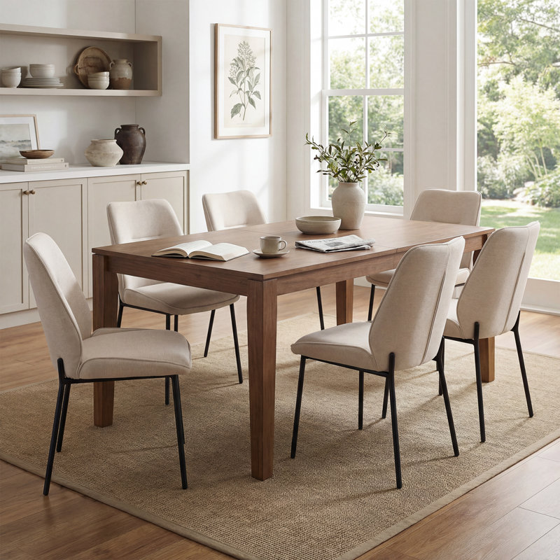 Taylar 49.5cm H Upholstered Upholstered Back Accent, Beige