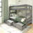 Decimus Kids Twin Over Twin Bunk Bed with Drawers-519961643