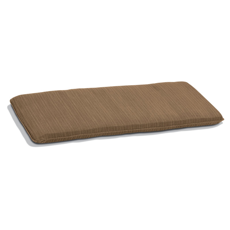 Sunbrella Outdoor Bench, 2.5" H x 60.25" W x 19.5" D, Hunter Green