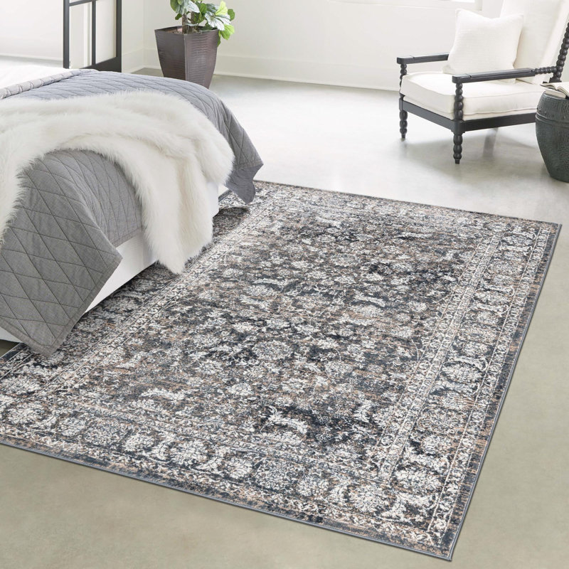 Antwanae Camouflage Indoor Rug, Rectangle 9' x 12'