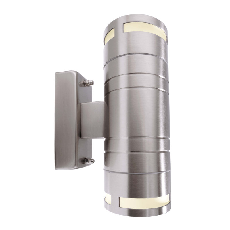 Zilly Nickel 2 - Bulb Outdoor Armed Sconce
