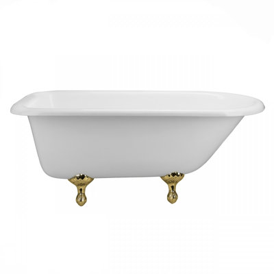 Heritage 60.5'' x 30'' Soaking Cast Iron Bathtub