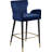 Briannan Upholstered Velvet Counter Stool with Solid Wood Frame-40743209