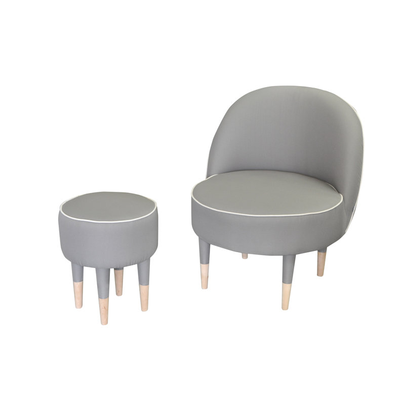 Kenny Upholstered Barrel Chair