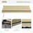 Retractable Awning, Patio Awning Sunshade Shelter With Manual Crank Handle, 280Gsm UV Resistant Fabric And Aluminum Frame For Deck, Balcony, Yard-111084599-111084600