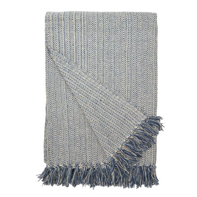 Julian Cotton Blend Hand Woven Throw Blanket
